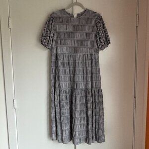 Gingham Oversized Dress